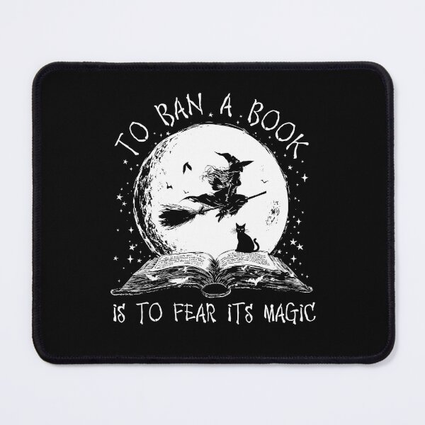 Item preview, To Ban a Book Is to Fear Its Magic - Bookish Halloween Witch Literary designed and sold by Noctivyra.