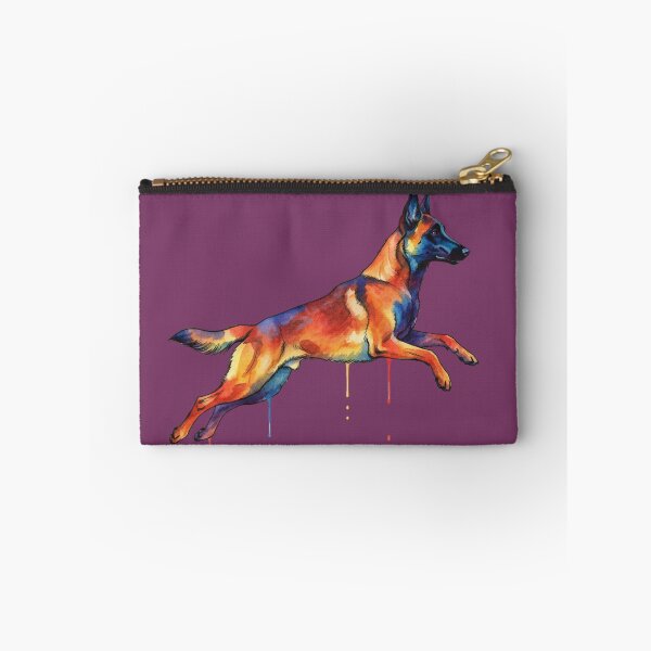 Item preview, Belgian Malinois Dog Watercolor Painting Illustration designed and sold by Exquisite Design Studio „Paculówka”.