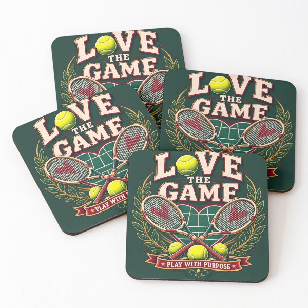 Item preview, Love The Game Vintage Tennis designed and sold by VectorVortex.