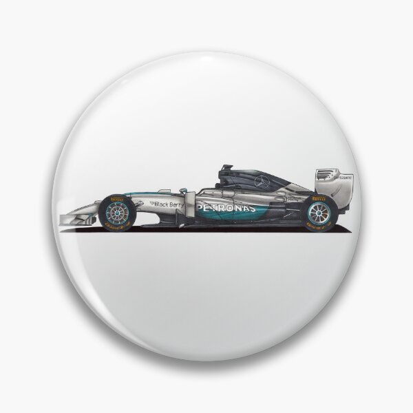 Item preview, Exclusive drawing legendary 2nd champion bolide LH #44 MB W05 Hybrid engine PU 106A 1.6L V6 Turbo designed and sold by Cars23.