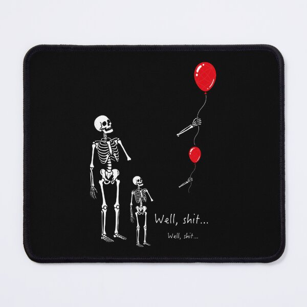 Item preview, Skeleton Lost Balloon, Well Shit Halloween designed and sold by Tonkhawartwork.