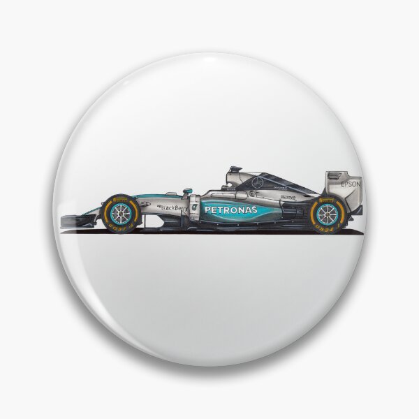 Item preview, Exclusive drawing legendary 3rd champion bolide LH #44 MB W06 Hybrid engine PU106B 1.6L V6 Turbo designed and sold by Cars23.