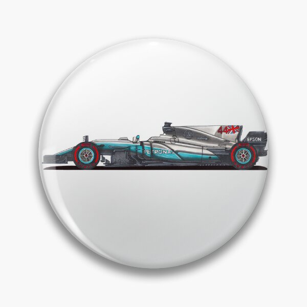 Item preview, Exclusive drawing legendary 4th champion bolide LH #44 MB W08 EQ Power+ V6 Turbo designed and sold by Cars23.
