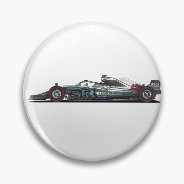 Item preview, Exclusive drawing legendary 5th champion bolide LH #44 MB W09 EQ Power+ V6 Turbo designed and sold by Cars23.