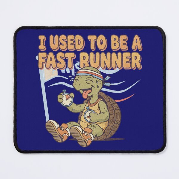 Item preview, Slow Turtle Running Joke Retro Graphic designed and sold by Exquisite Design Studio „Paculówka”.