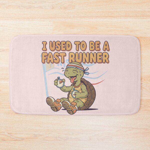 Item preview, Slow Turtle Running Joke Retro Graphic designed and sold by Exquisite Design Studio „Paculówka”.