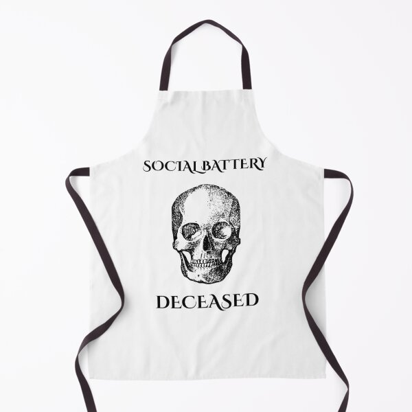 Artikelvorschau, Social Battery Deceased Funny Introvert Dark Humor Skeleton T-Shirt entworfen und verkauft von SvarunPogani.