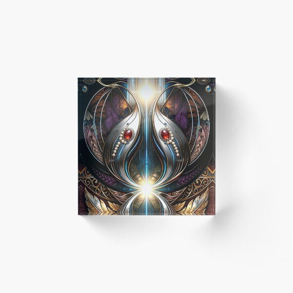Artikelvorschau, Cyber Gothic Art Nouveau Gemstone Totem entworfen und verkauft von Frackxion.