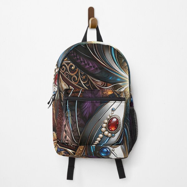 Item preview, Cyber Gothic Art Nouveau Gemstone Totem designed and sold by Frackxion.