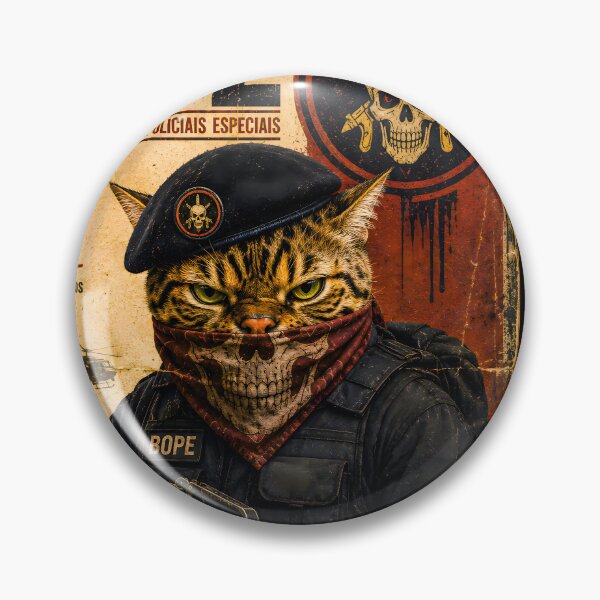 Item preview, Special Forces Cat Posters - Policia Militar do Brazil BOPE (BR) designed and sold by OPERATOR-7794.