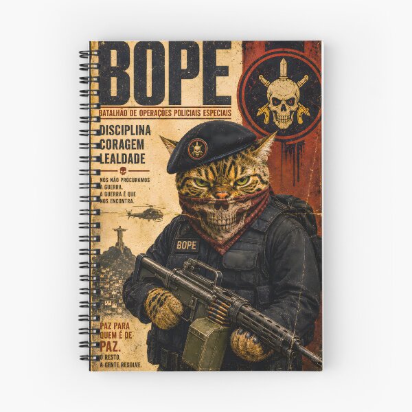 Item preview, Special Forces Cat Posters - Policia Militar do Brazil BOPE (BR) designed and sold by OPERATOR-7794.