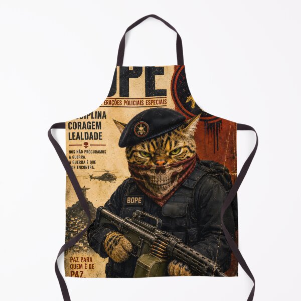 Item preview, Special Forces Cat Posters - Policia Militar do Brazil BOPE (BR) designed and sold by OPERATOR-7794.