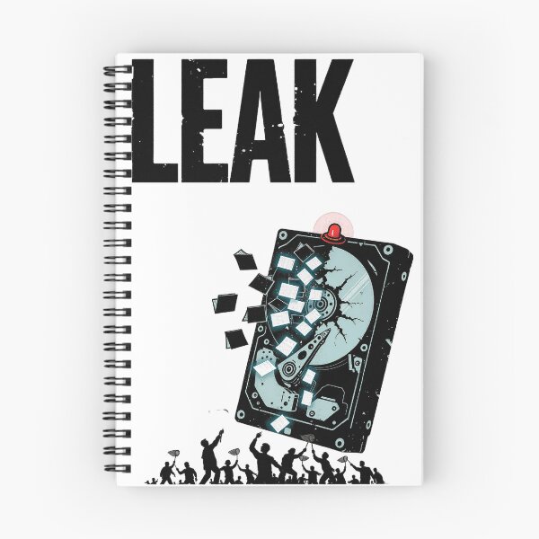 Item preview, Leaked Whoops Broken Hard Drive designed and sold by GSideArtStore.