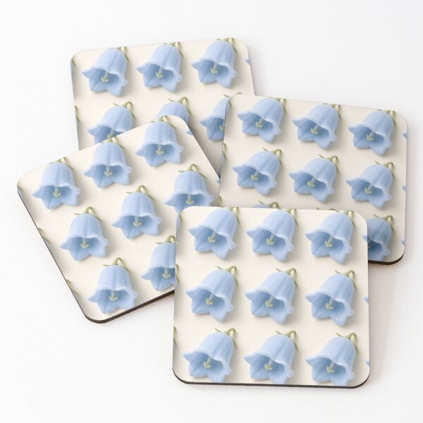 Item preview, Soft Baby Blue Floral Grid designed and sold by IntelliMindDesigns.