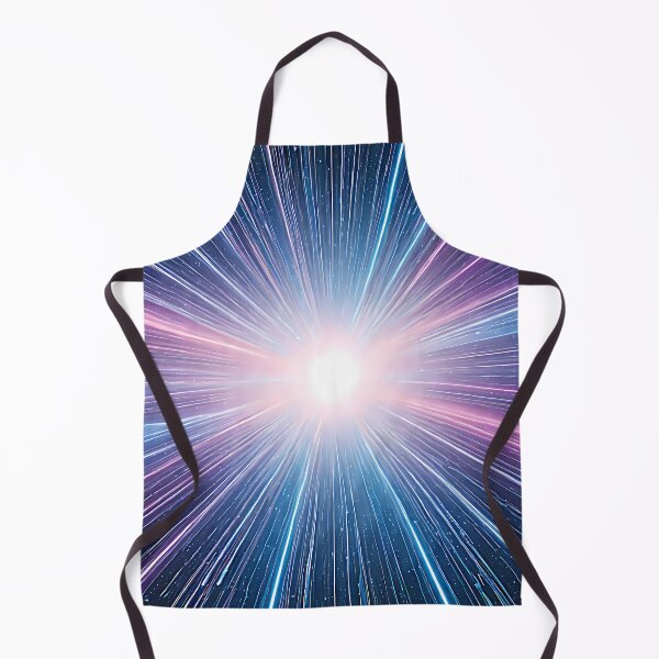 Item preview, Hyperspace Warp Speed - Cyberpunk Light Drive Desk Mat designed and sold by CuteSlothWorld.