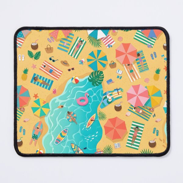 Item preview, Colorful Tropical Beach Vacation Pattern designed and sold by DailyVines.
