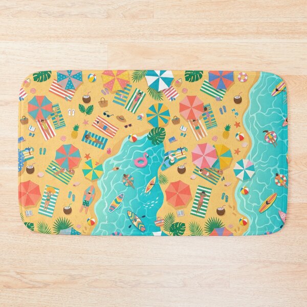 Item preview, Colorful Tropical Beach Vacation Pattern designed and sold by DailyVines.