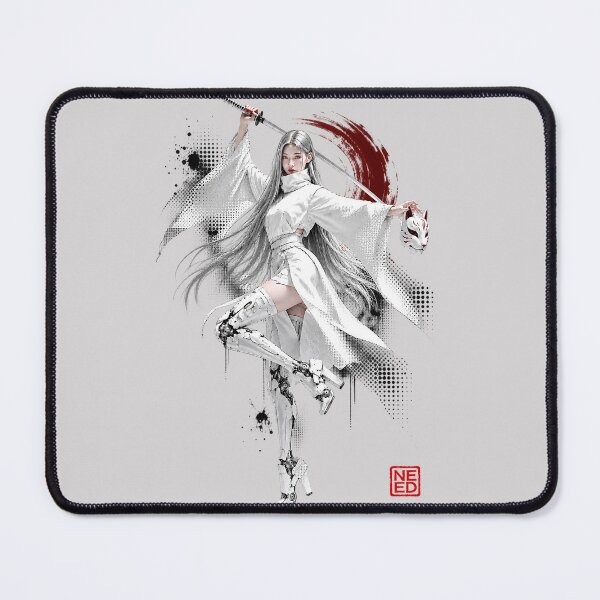 Item preview, White Cyber Samurai designed and sold by Neo Edo Studio.