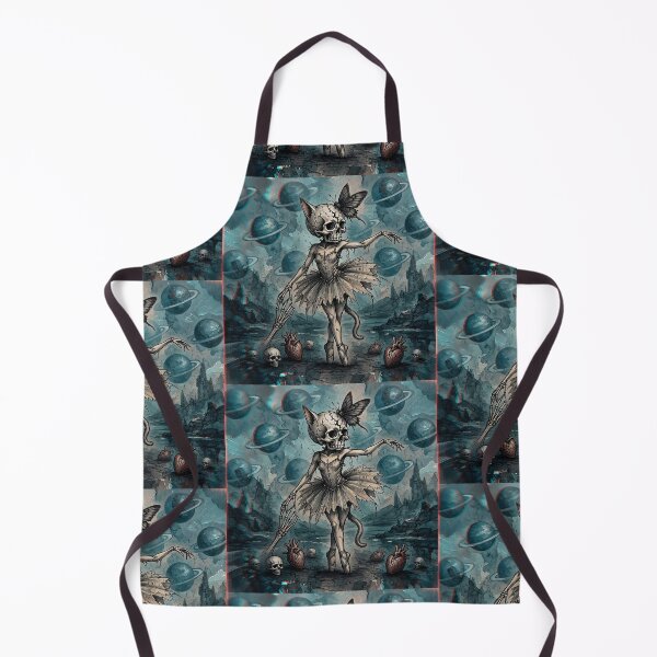 Item preview, Cat Skull Ballerina Gothic Surreal Neptune Dark Art designed and sold by LujziWorld.