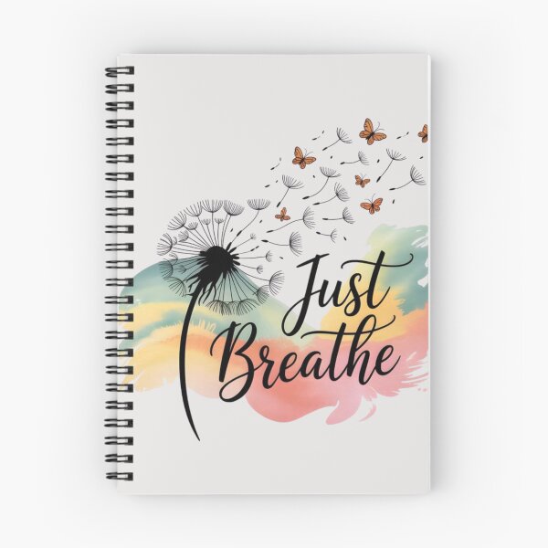 Item preview, Just Breathe – Minimalist Inspirational Quote Design designed and sold by RajDeals.