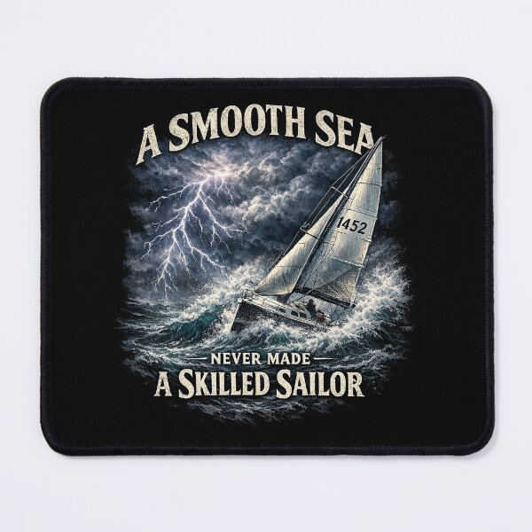 Item preview, A Smooth Sea Never Made A Skilled Sailor designed and sold by CharltonWiggins.