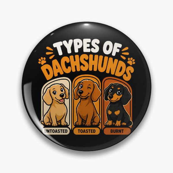Item preview, Types of Dachshunds Weiner Cute Dog Design designed and sold by rafaeltto.