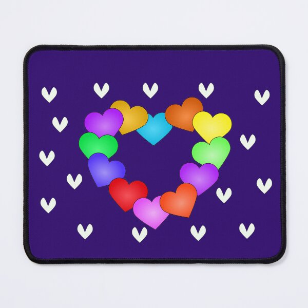 Item preview, Rainbow Hearts Heart Wreath Pride Aesthetic designed and sold by SolutionsArt.
