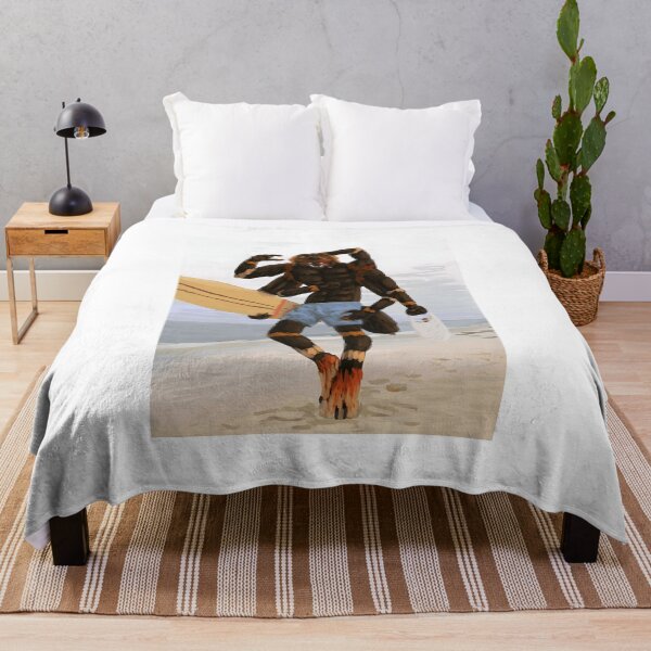 Item preview, Six-Armed Canine Surfer at the Beach designed and sold by Catsi-Nook-Art.