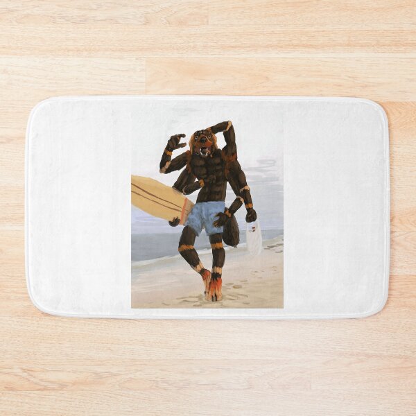 Item preview, Six-Armed Canine Surfer at the Beach designed and sold by Catsi-Nook-Art.