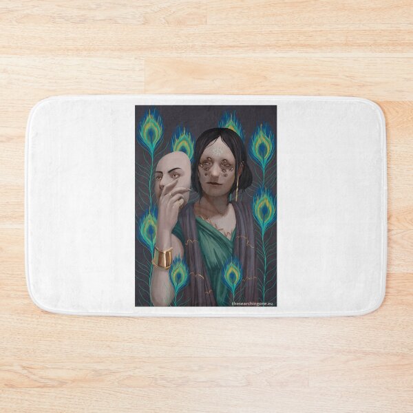 Item preview, Surreal Portrait with Multiple Eyes and Mask designed and sold by Catsi-Nook-Art.