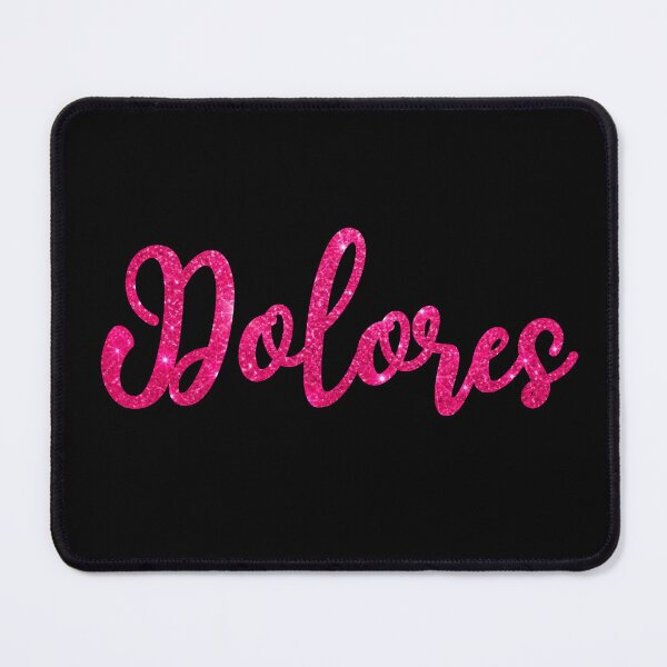 Item preview, Dolores Hot Pink Sparkly Personalised Name Design designed and sold by CamilasPrints.