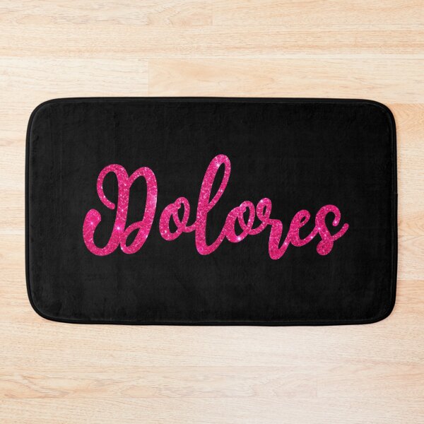 Item preview, Dolores Hot Pink Sparkly Personalised Name Design designed and sold by CamilasPrints.