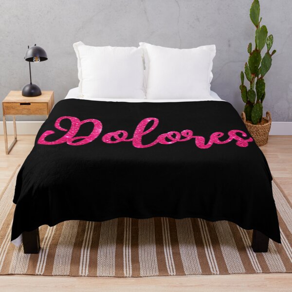 Item preview, Dolores Hot Pink Sparkly Personalised Name Design designed and sold by CamilasPrints.