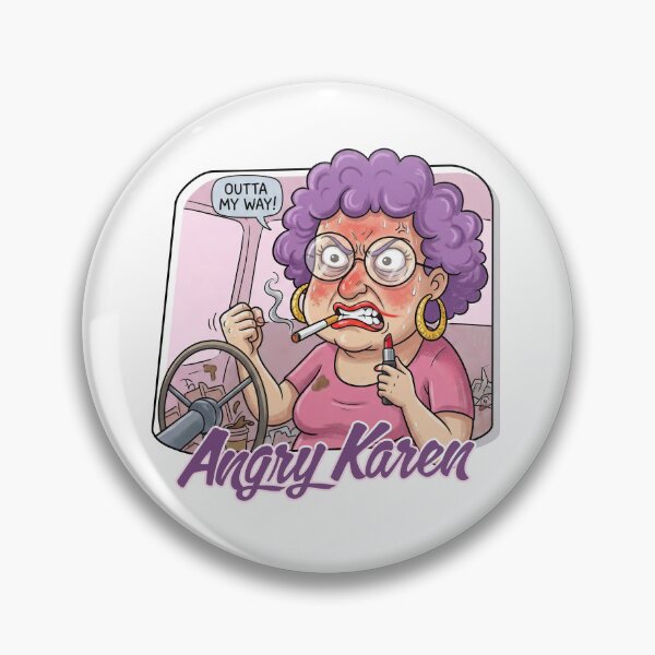 Item preview, Angry Karen Outta My Way Funny Sarcastic Driving Humor designed and sold by GroovyGoody.