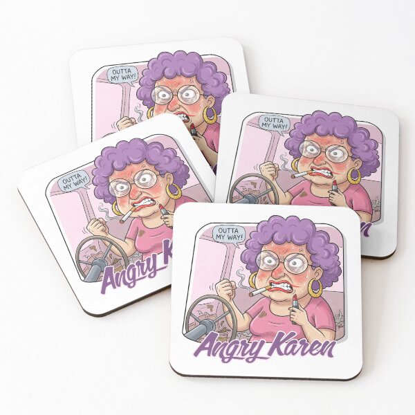 Item preview, Angry Karen Outta My Way Funny Sarcastic Driving Humor designed and sold by GroovyGoody.