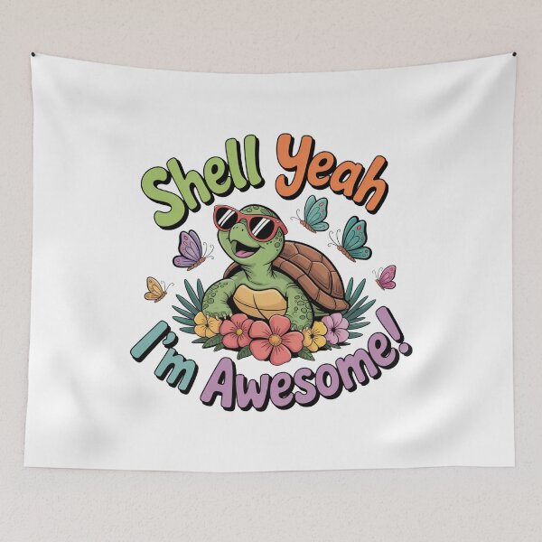 Item preview, Shell Yeah Turtle designed and sold by J-CCreations.