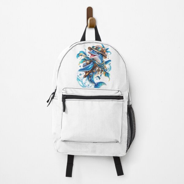 Item preview, Adventurer Dolphin Explorer Watercolor Art designed and sold by CSterling11.
