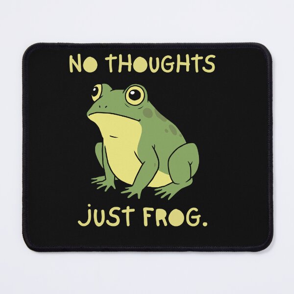 Item preview, No Thoughts Just Frog Funny Cute Frog T-Shirt designed and sold by SvarunPogani.