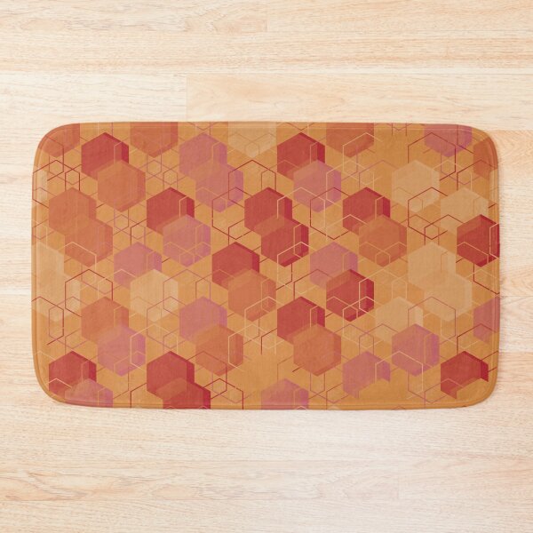 Artikelvorschau, Layered Hexa Network – Solar Orange entworfen und verkauft von TexSta.