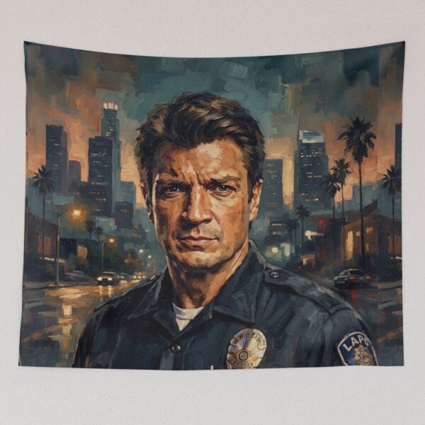 Item preview, The Rookie Police Drama Fine Art Tribute designed and sold by Art's Diner.