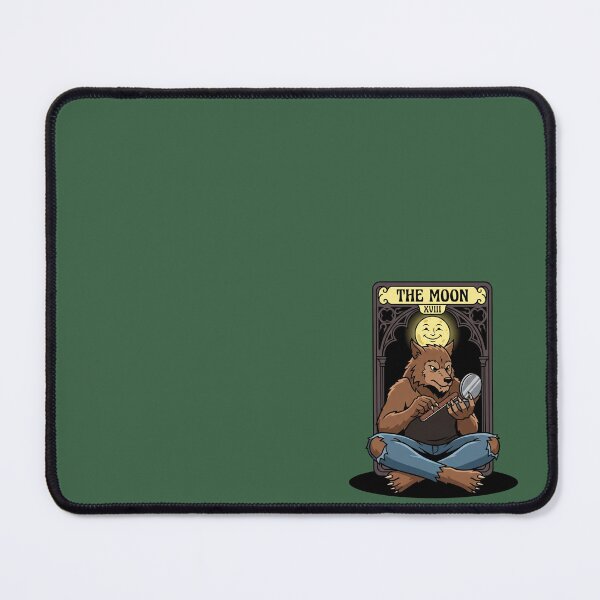 Item preview, The Moon Tarot Card Werewolf Gothic Art designed and sold by Rare By Hero.