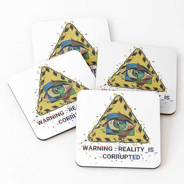 Artikelvorschau, Warning Reality Is Corrupted Glitch entworfen und verkauft von puzzell.