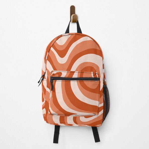 Item preview, Liquid Swirl Retro Abstract in oranges tones, Cream, and White designed and sold by Differenceee.