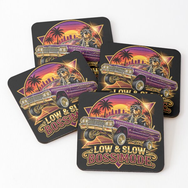 Item preview, Low & Slow Boss Fashion – West Coast Lowrider Dog designed and sold by PLUSHIWORLDtm.