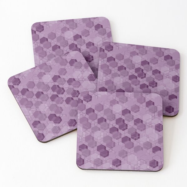 Item preview, Layered Hexa Network – Amethyst Grid designed and sold by TexSta.