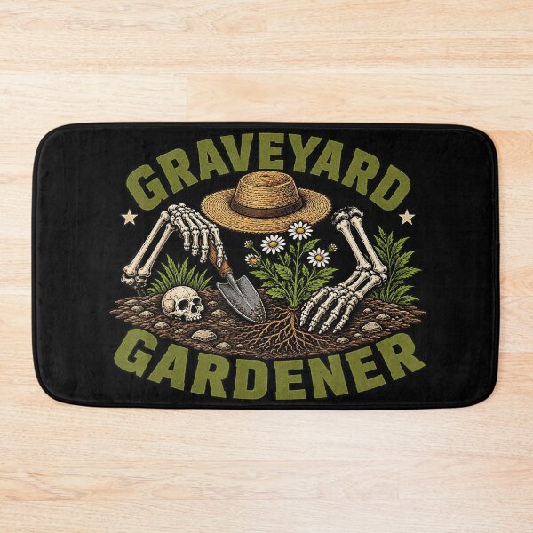 Item preview, Graveyard Gardener Gothic Skeleton Gardening Humor designed and sold by NoeValdric.