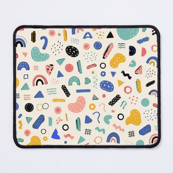 Item preview, Colorful Abstract Scandinavian Memphis Doodle Pattern designed and sold by QCena.