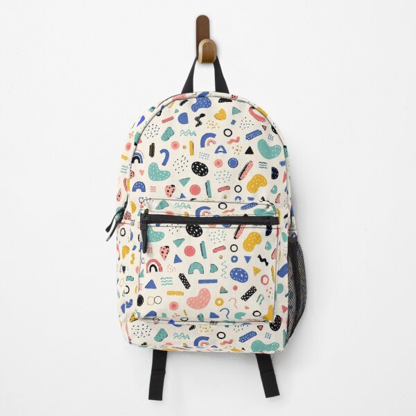 Item preview, Colorful Abstract Scandinavian Memphis Doodle Pattern designed and sold by QCena.