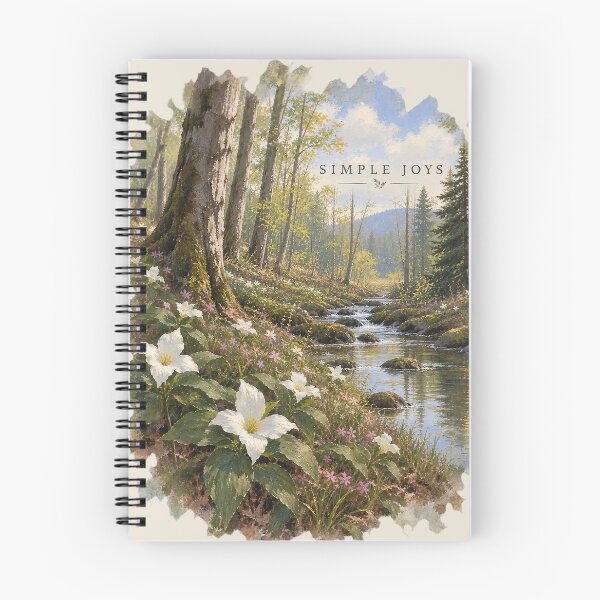 Item preview, Simple Joys – Trillium Woodland Wildflower designed and sold by SusanSweetArt.