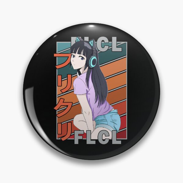 Item preview, Hidomi Hibajiri Fooly Cooly Furi Kuri FLCL Vintage Color Palette Design designed and sold by Billylapollis.